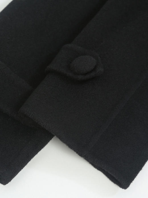 经典翻领双面呢外套女2024年冬季新款时尚气质100%绵羊毛长款大衣 商品图3