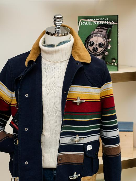 Fay Archive 藏蓝条纹夹克 商品图3