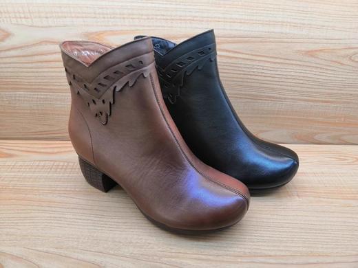 豪行22492176牛皮休闲女单时装靴女短靴 商品图3