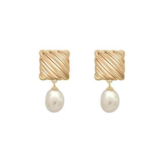 pearlmoments 浮光 巴洛克复古珍珠耳环 商品图0