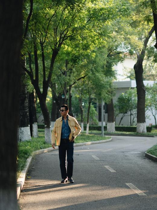 Fioroni 黄色小羊皮麂皮夹克 商品图4