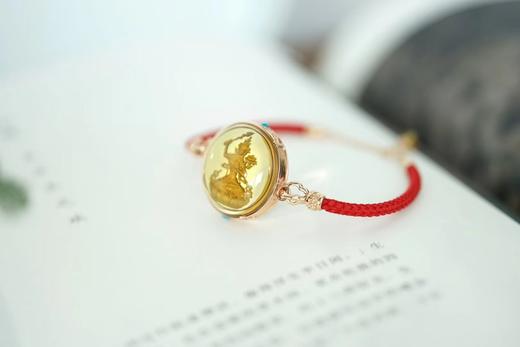 文殊菩萨·18K镶钻红色手链 特价 商品图1