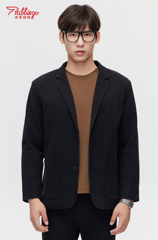 休闲西装男士套装外套单粒扣高级感秋季小西服上衣 商品图3