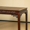清 红木束腰马蹄腿螭龙纹画桌 商品缩略图1
