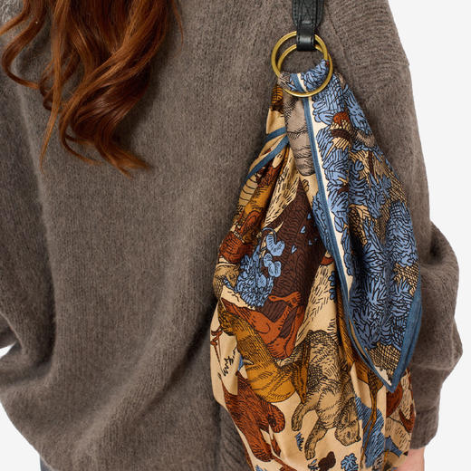 订购6周到｜Inoui Editions-Leather Handle-黑色 丝巾 背带［法国设计师］ 商品图1