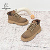 经典鲨2024年冬季新款男士百搭圆头平底系带工装短筒靴KF10-D55011 商品缩略图1
