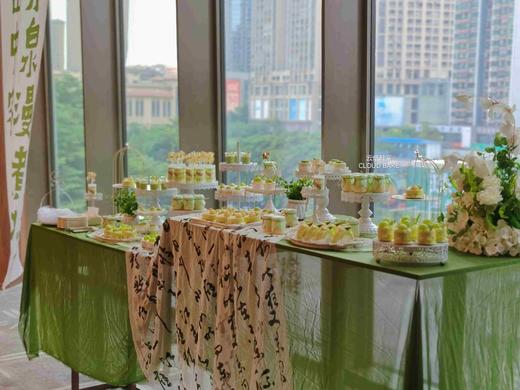 【甜品台定制案例展示】绿色新中式主题 商品图0