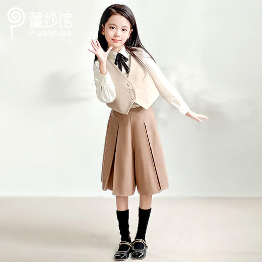 【非质量问题不退换】Pureshare 剑桥骑士套装新款学院风秋冬套装 商品图4