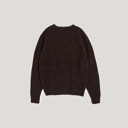 YMC SUEDEHEAD CREW KNIT 英国羊羔毛男装圆领毛衣 商品图4