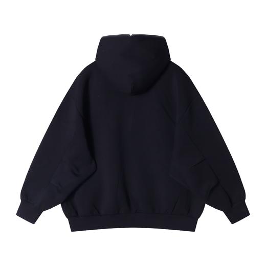 WT123秋冬季新款时尚个性纯色连帽拉链开衫卫衣外套百搭情侣宽松 商品图5