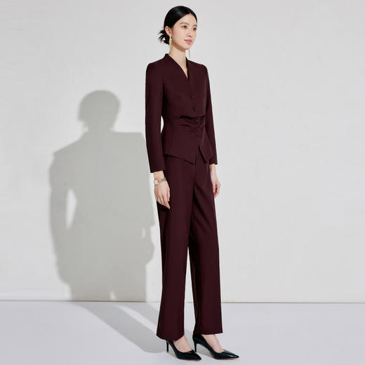 安可拉红高端气质西装套装女秋冬通勤工作服 商品图6
