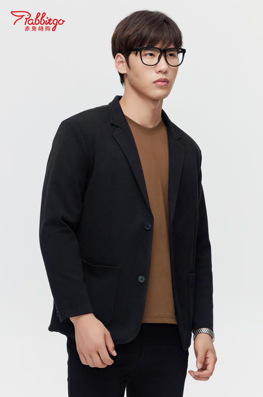 休闲西装男士套装外套单粒扣高级感秋季小西服上衣 商品图4