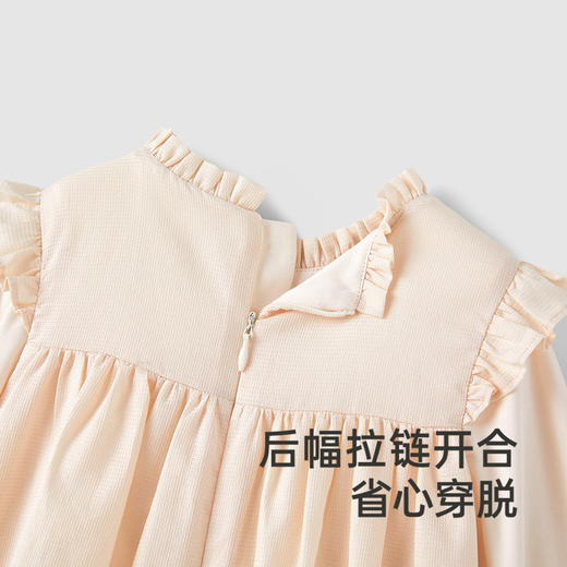 【商场同款】英氏女宝连体衣春夏季透气长袖纯棉婴儿衣服新款 商品图3