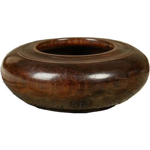 清 红木一木整挖水盂 商品图5