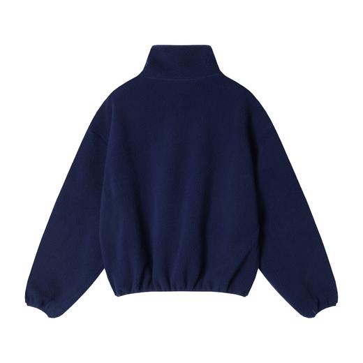 秋冬季新款立领时尚个性排扣立领宽松软糯卫衣休闲百搭潮流上衣 商品图5