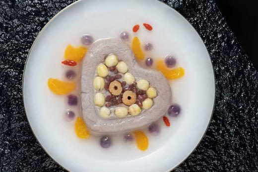 爱心红豆芋泥心糕，精选福建槟榔芋350g 商品图1