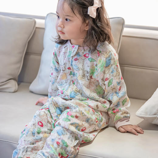 【云优选】BabyStormi宝宝 四层/六层 睡袋竹纤维纱布睡衣家居春秋男女童分腿防踢被（周六日不发货） 商品图6