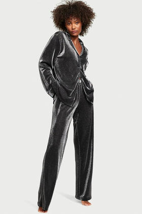 【把银河穿身上】VS同款闪闪发光外穿家居服套装blingbling的细闪面料 高级走秀款好美好精致