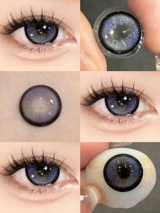 oceangirl 日抛 O-28芋泥卷/O-29杏仁糖 14.4mm 紫/棕 一盒十片 日抛无售后 商品图4