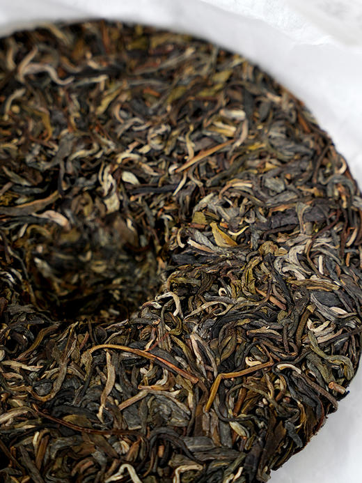 【金奖落水洞单株】2018年头春头采易武生态古茶第一村；历年斗茶会上三次夺魁山头；普洱茶生茶饼 357克/饼，拍5发6拍20发25 商品图4