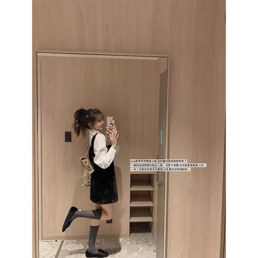 金蘑菇菇 Love temper乖乖牌 / 娃娃领衬衫+miu背心裙 商品图0