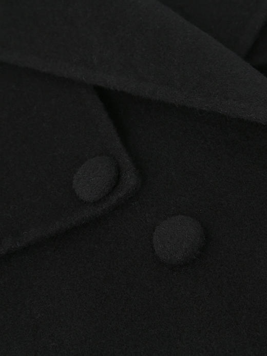 经典翻领双面呢外套女2024年冬季新款时尚气质100%绵羊毛长款大衣 商品图1