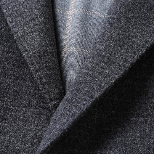 【可拆卸内胆】【新款DLC】大依优型品质双面呢羊毛呢大衣外套商务夹克男宽松加肥加大码上衣胖子正装休闲 商品图5