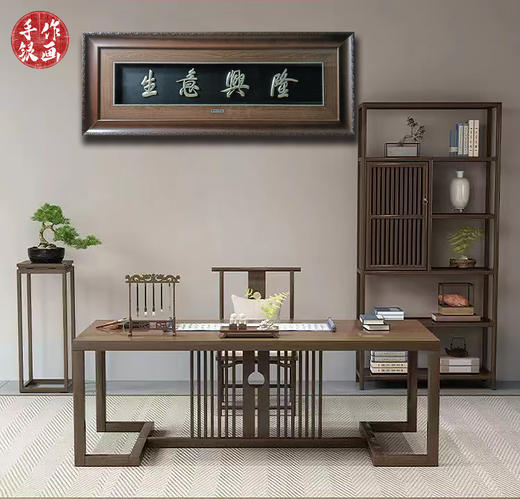 【生意兴隆】纯银壁画装饰画挂画 商品图1