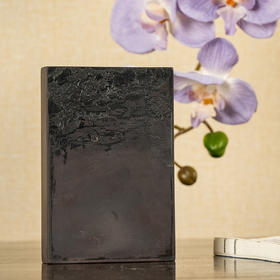 清 山水楼台人物端砚