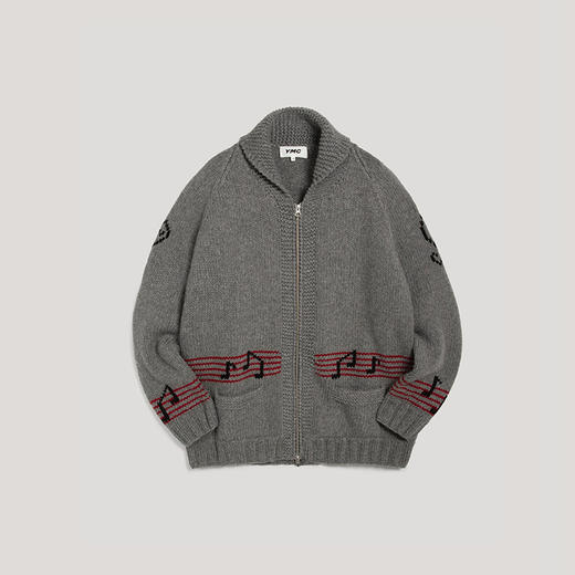 YMC COWICHAN CARDIGAN 羊羔手工针织男装拉链开衫毛衣 商品图3