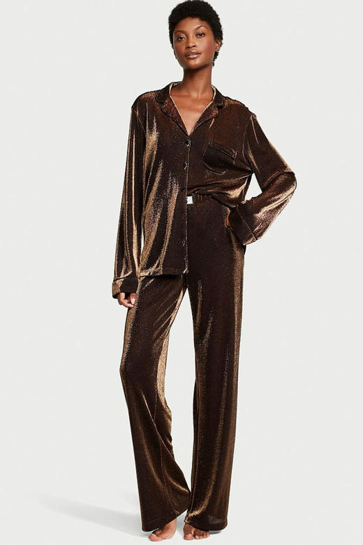 【把银河穿身上】VS同款闪闪发光外穿家居服套装blingbling的细闪面料 高级走秀款好美好精致 商品图2