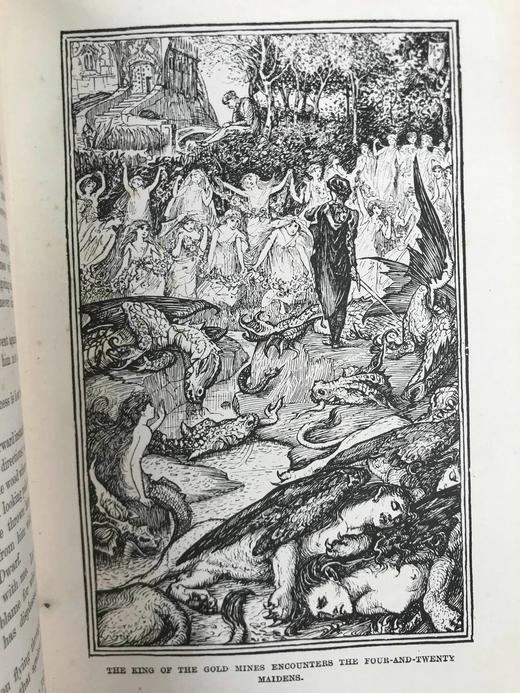 1895年 安德鲁·朗格《蓝色童话书》 数十幅精美插图 精装32开 商品图11