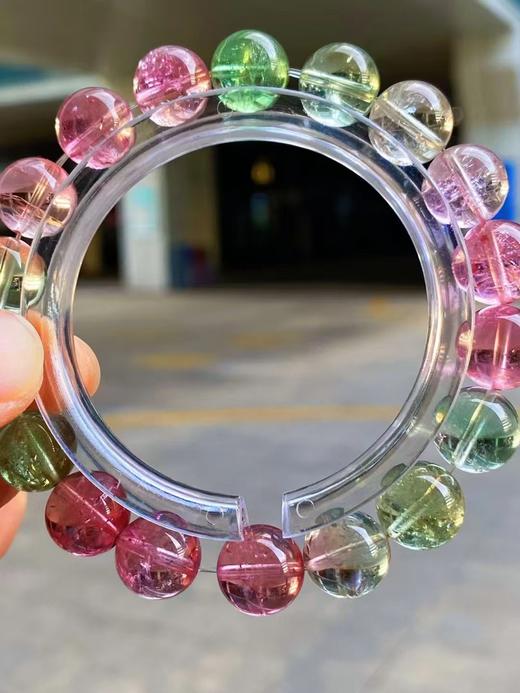 10mm-11mm单圈马卡龙碧玺手串 商品图1