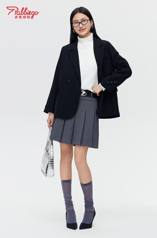 赤兔嗨购小西装外套女2024新款秋冬装今年流行oversize休闲高级感西服 商品图3