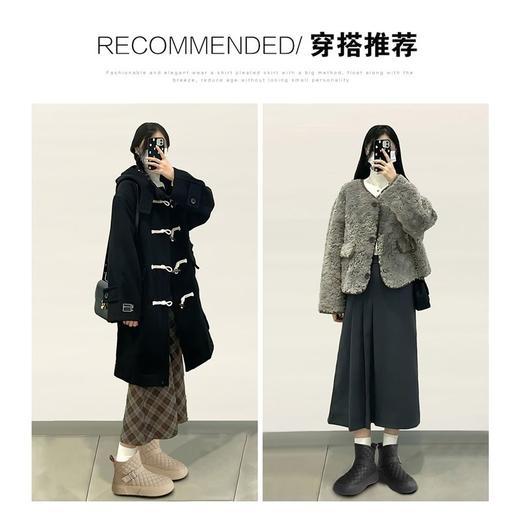 ZHR则则加绒防水雪地靴防滑女鞋2024冬季新款加厚保暖百搭棉鞋女 商品图4