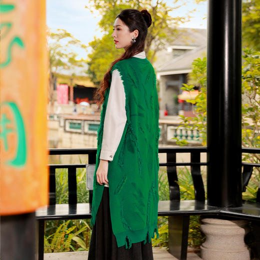 【氧气绿显白】梦浮毛织套头马甲  | 现货加急发 商品图3