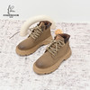 经典鲨2024年冬季新款男士百搭圆头平底系带工装短筒靴KF10-D55011 商品缩略图5