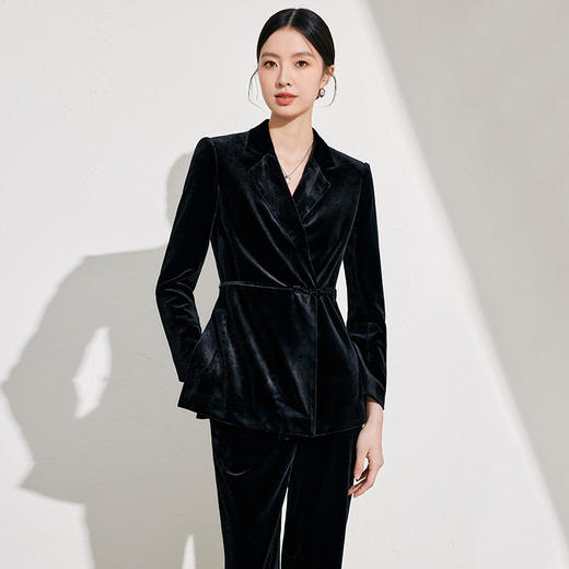 黑色西装套装女2026新款秋冬轻奢高级感 商品图0