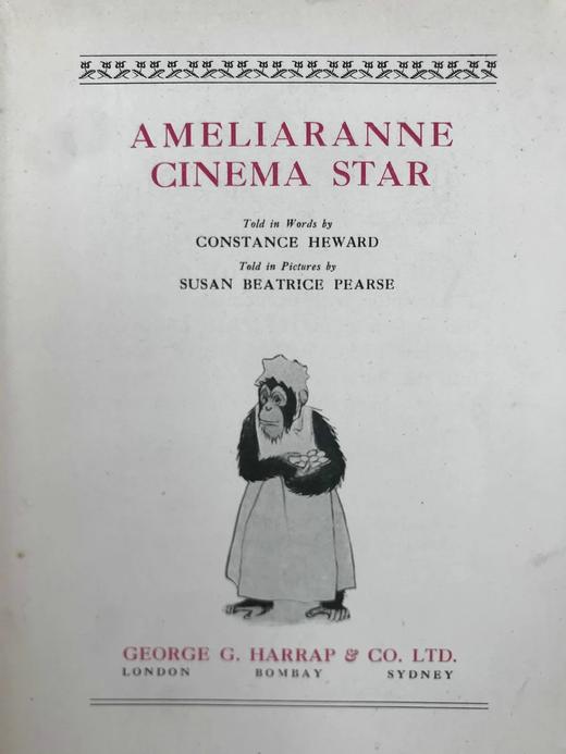 1929年 阿米莉安电影明星 皮尔斯数十幅彩色插图 精装32开 商品图5