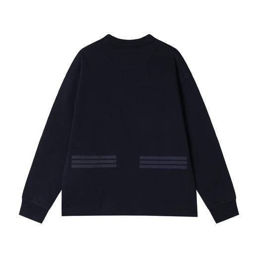 WY537秋冬季新款时尚个性撞色圆领套头卫衣休闲百搭简约宽松上衣 商品图5