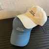 「买1送1！到手两顶」彩色棒球帽女春秋季薄款潮牌小众鸭舌帽日系时尚遮阳字母刺绣帽子配饰 商品缩略图2