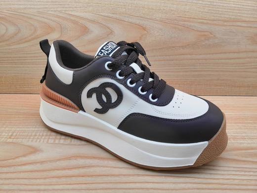 豪行舒适休闲女鞋22309292时尚平底系带厚底潮鞋 商品图0