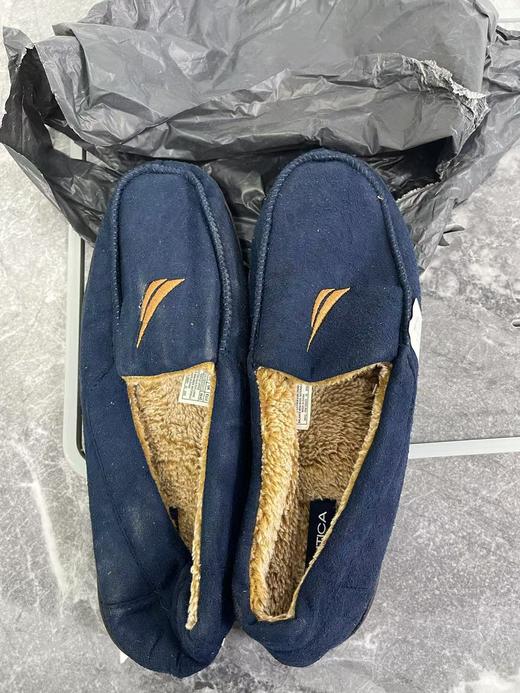 瑕疵19年冬季新款  Nautica/诺帝卡 男士保暖加绒套脚懒人鞋 商品图0