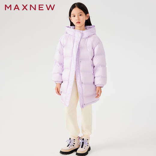 【棉羽】童装连帽无缝压胶羽绒服1N4363703 商品图4