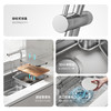 帝王洁具304不锈钢厨房水槽家用洗碗池大单槽OH67010 商品缩略图1