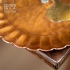 【样品特惠，仅1件，无货退款】臻宝堂纯手工镶嵌葫芦壶承干泡小茶盘单层菊瓣形壶承茶具铜配件福禄万代壶承 商品缩略图3