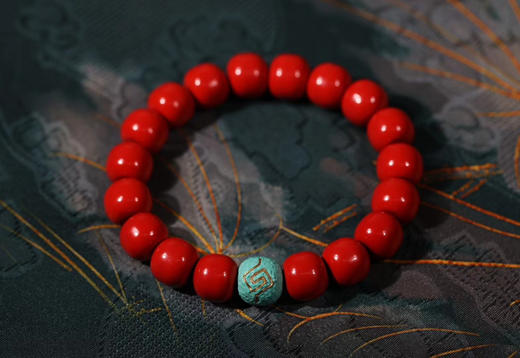 朱砂单圈手串古珠 商品图3
