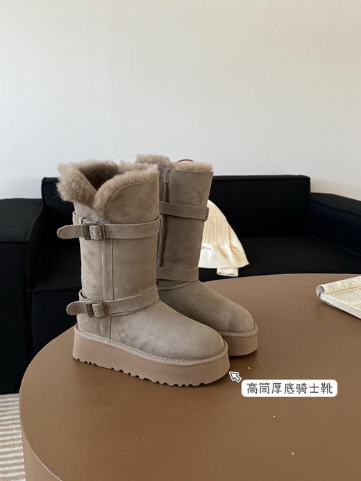 油叽叽骑士靴雪地靴 商品图3