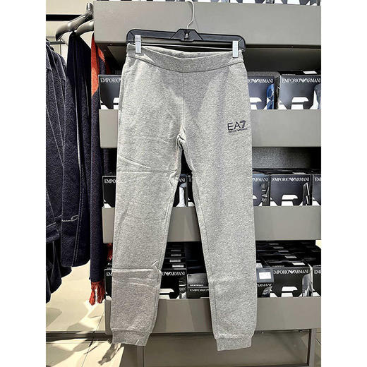 Emporio Armani/EA7 阿玛尼 青少年纯色字母徽标束脚运动裤卫裤 商品图0