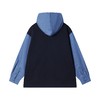 WY630秋冬季新款时尚个性拼接撞色套头连帽卫衣潮流宽松百搭上衣 商品缩略图5